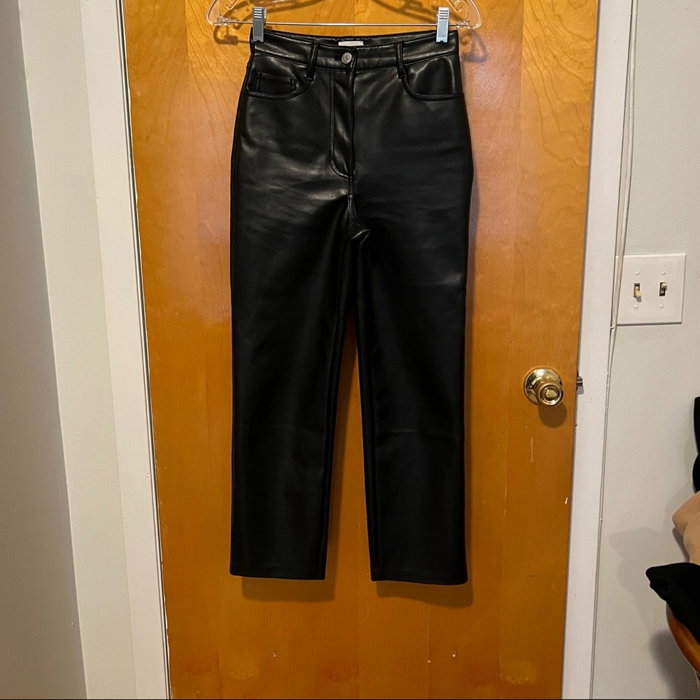 Aritzia Wilfred Melina Cropped Pant Black Sz 2